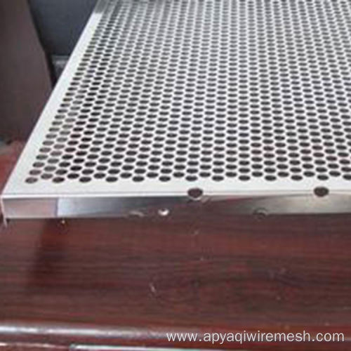 Decorative perforated metal mesh sheet plate